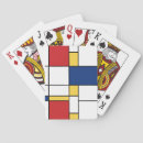 Buscar mondrian barajas de cartas Minimalista