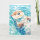Buscar nutria linda tarjetas General y unisex