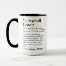 Buscar voleibol divertido tazas Entrenador de voleibol