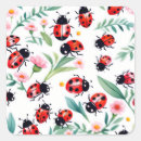 Buscar mariquita pegatinas Floral