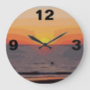 Buscar delfín relojes de pared Atardecer