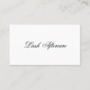 Buscar tarde tarjetas de visita Elegante