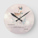 Buscar merry christmas relojes de pared Reindeer