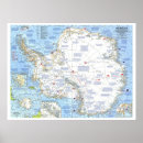 Buscar mapa de antártida posters Antártica