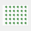 Buscar trébol de cuatro hojas etiquetas Verde