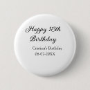 Buscar feliz cumpleaños chapas Minimalista