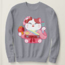 Buscar gato sudaderas Kawaii