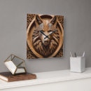 Buscar lobo relojes de pared Perro