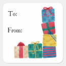 Buscar navidad presente pegatinas Adorable