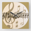 Buscar músicos relojes de pared Musical