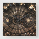 Buscar engranajes del steampunk relojes de pared Mecánico