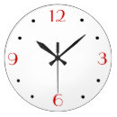 Buscar números rojos relojes de pared Para todos