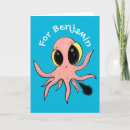 Buscar pulpo lindo tarjetas Animal