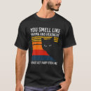 Buscar cabeza del gato camisetas Negro