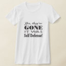 Buscar autodefensa camisetas Tipografía