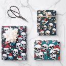 Buscar santa skull papel de regalo Divertido