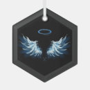 Buscar alas del ángel adornos Azul