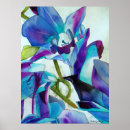 Buscar orquídea azul posters Turquesa