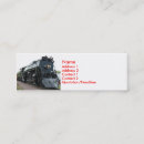 Buscar trenes tarjetas de visita Vapor