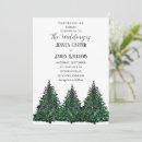 Buscar árbol de pino invitaciones Campo rústico