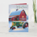 Buscar del tractor tarjetas de navidad 1 ᵉʳ explotación