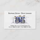 Buscar tambor tarjetas de visita Percusión