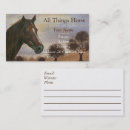 Buscar herrador tarjetas de visita Equino