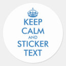 Buscar corona azul pegatinas Mantener la calma
