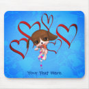 Buscar corazones rojos alfombrillas de raton Lindo