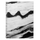 Buscar mármol blanco y negro cuadernos Abstracto