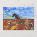 Buscar caballo abstracto tarjetas 6 º caballito