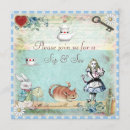 Buscar potes del té invitaciones Vintage