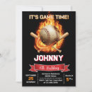 Buscar béisbol invitaciones Estrella del deporte