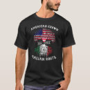 Buscar raíces italianas camisetas Norteamericano