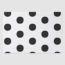 Buscar puntos grandes papel de seda Blanco y negro