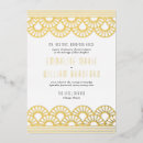 Buscar veinte invitaciones Oro