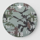 Buscar tiempo militar relojes de pared Camuflaje