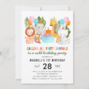 Buscar animal safari invitaciones Niños