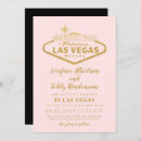Buscar destino las vegas boda invitaciones Oro