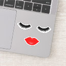 Buscar labios rojos postales Pestañas