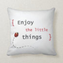 Buscar disfrute de la vida cojines Inspire