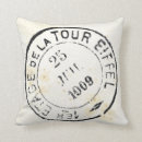 Buscar postales francesas cojines Torre de eiffel