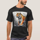 Buscar tigre blanco negro camisetas Gran gato