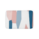 Buscar paz alfombrillas de baño Azul