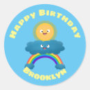 Buscar nubes coloridas pegatinas Cualquier niño