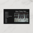 Buscar piano tarjetas de visita Clase