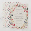 Buscar 15 invitaciones Mariposas