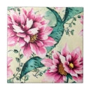 Buscar flores pintadas a mano azulejos Vintage