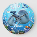 Buscar delfínes relojes de pared Animales