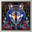Buscar diseño del lobo posters Para él
